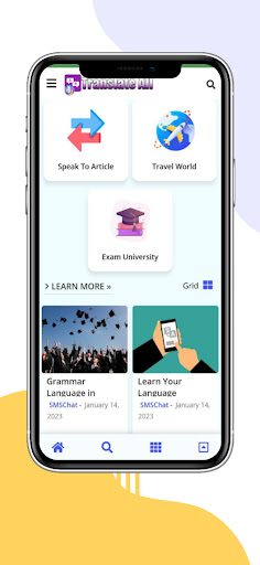 Translate On Mobile Screen
