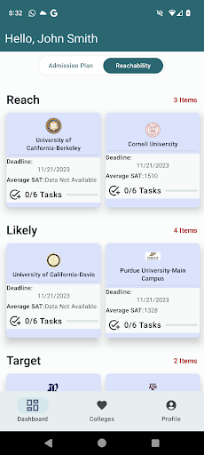 College Application Tracker