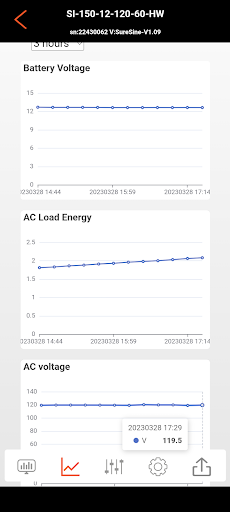 SureSine Utility App Screen 3