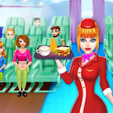 Air Hostess Fashion Girls  -  Sky Flight Attendants icon