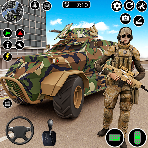 Army Car Games Truck Driving 0.18 Icon