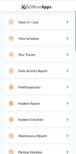 OfficerApps Screen 3