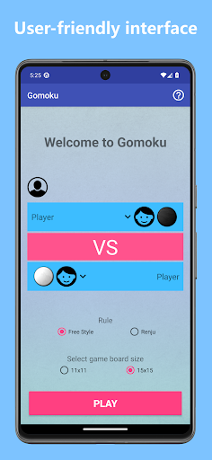 Gomoku - 2 player Tic Tac Toe - Screenshot 4