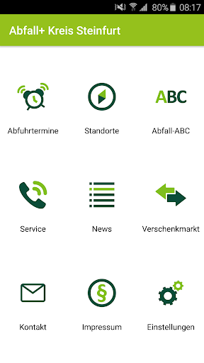 Android application Abfall App Kreis Steinfurt screenshort