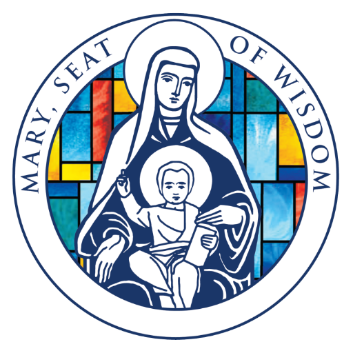 Mary, Seat of Wisdom Parish logo