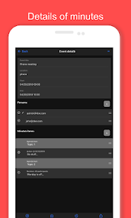 Minutes in Minutes - meeting m Screenshot