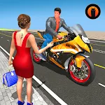 Cover Image of 下载 Bike Taxi Driving Simulator 3D  APK
