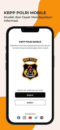 Android application KBPP POLRI screenshort