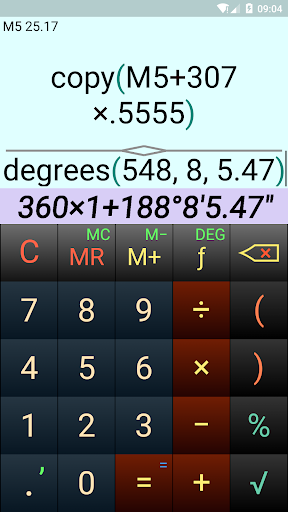 Android application OneClick Calculator screenshort