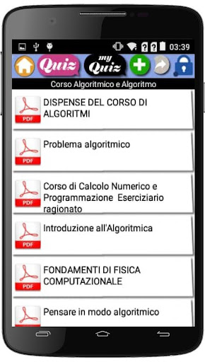 Corso Algoritmico e Algoritmo Screen 2