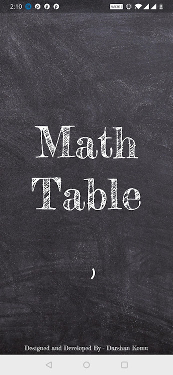 Math Table 1 to 200 - 1.0.1 - (Android)