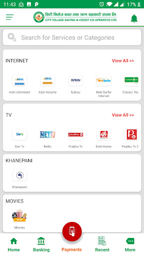 City Village Smart App Screen 3