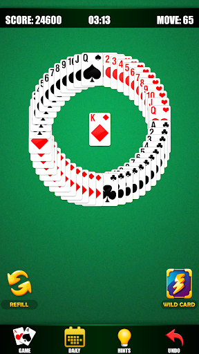 Pyramid Solitaire Daily Cards Screen 3