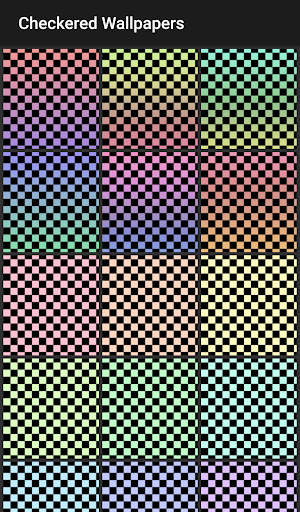 Android application Checkered Wallpapers screenshort