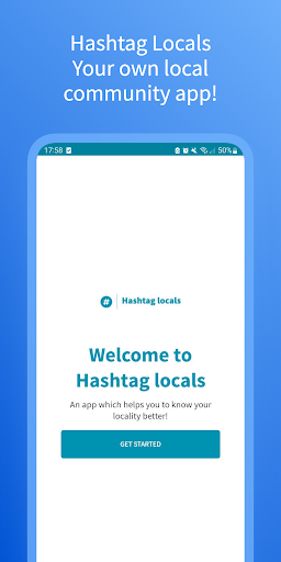 Android application Hashtag locals screenshort