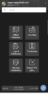 GCDroid - Geocaching Screenshot