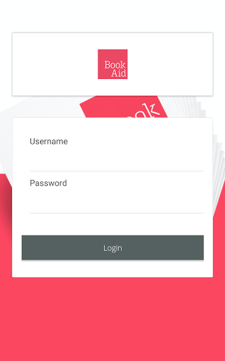 Android application Book Aid screenshort