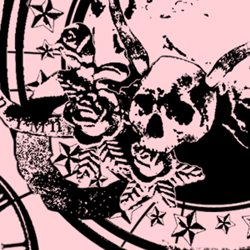 Cool Wallpaper Clockwork Pink logo