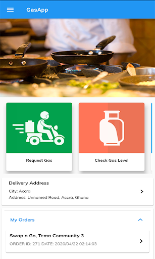 Android application Gas App screenshort