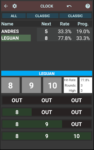 Dart Navigator: Score & Career Screen 3