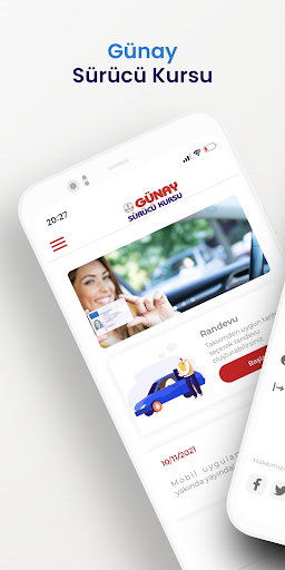 Android application Günay Sürücü Kursu screenshort