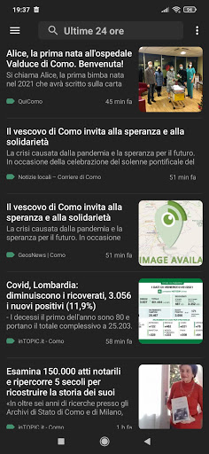 Como notizie Screen 3
