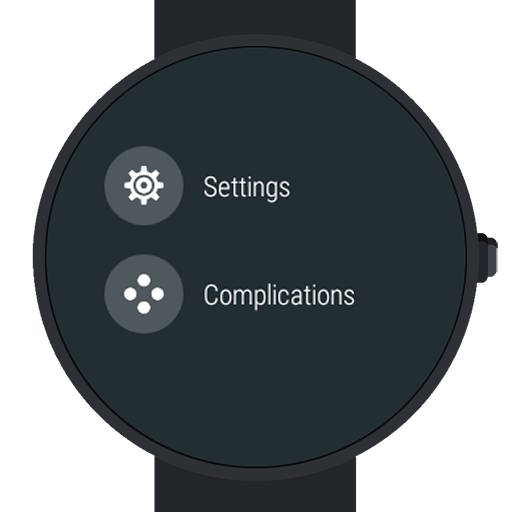 Animated Spiral Watch Face