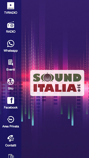 Android application SOUNDITALIA TV RADIO screenshort