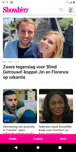 Android application Showbizztime.be screenshort