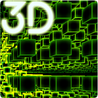 Infinite Cubes Particles 3D Li