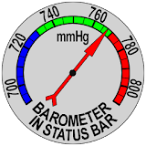 Barometer In Status Bar icon