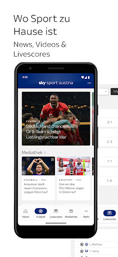 Android application Sky Sport Austria: Sport News screenshort