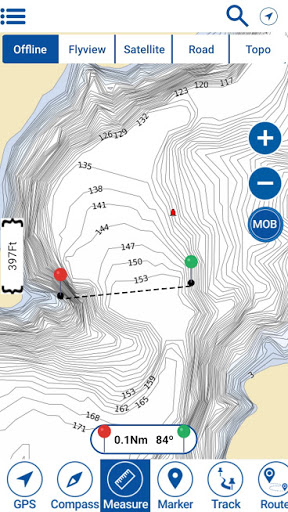 Android application Castaic Lake CA Offline Charts screenshort