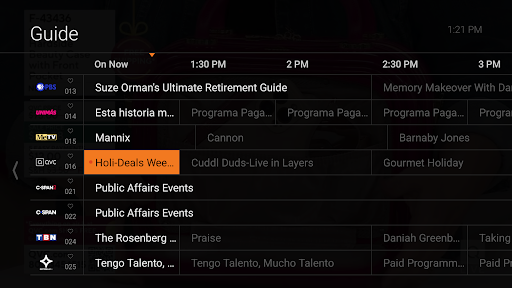 Screenshot of FiberFirst TV