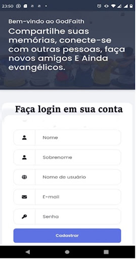 Godfaith Rede Social Cristã Screen 3