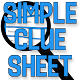 Simple Clue Sheet (Cluedo)