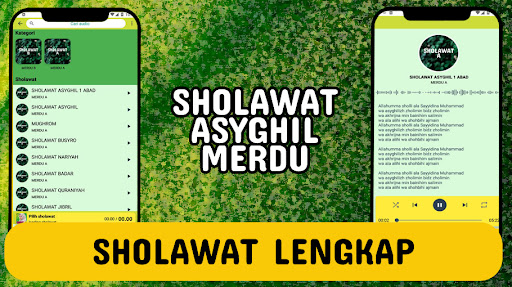 Android application Sholawat Asyghil Merdu Lengkap screenshort