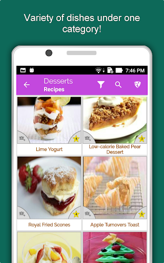 Screenshot of 1400+ Dessert Recipes Offline