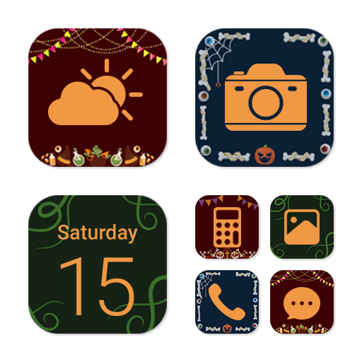 Wow Halloween Aesthetic Theme logo