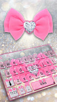 screenshot of Glitter Pink Bow Keyboard