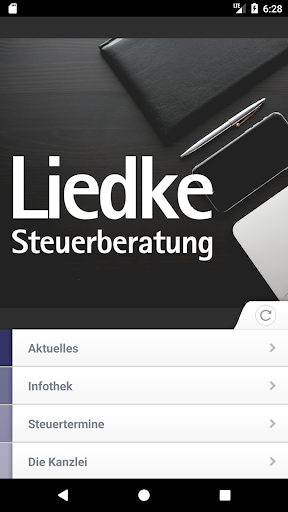 Android application Liedke Steuer App screenshort