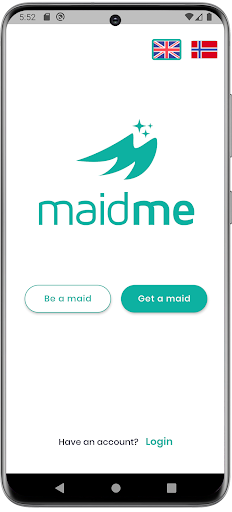 Android application MaidMe - Home cleaning screenshort
