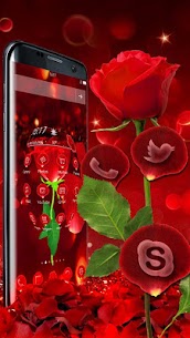 3D valentine love rose theme For PC installation
