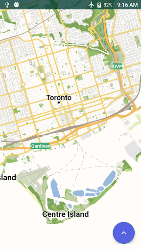 Android application Toronto Offline Map screenshort
