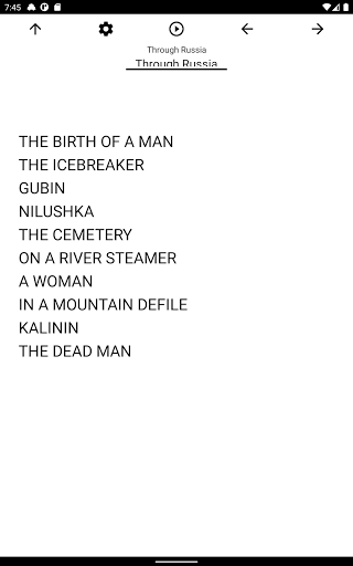 Book, Through Russia Screen 3