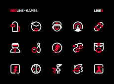 RedLine Icon Pack : LineXのおすすめ画像5