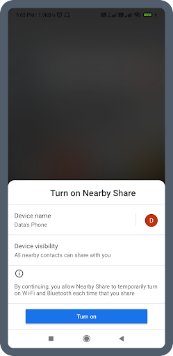 Nearby Share - Shortcut screenshot 2