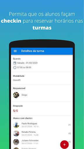 Gestão para academias, estúdio Screen 3