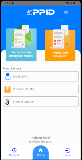 Android application PPID BP2MI screenshort