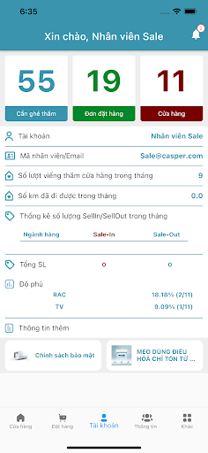 eCasper Sale Screen 2